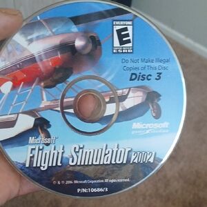 Microsoft Flight Simulator 2002 Disc 3 - Blue and White